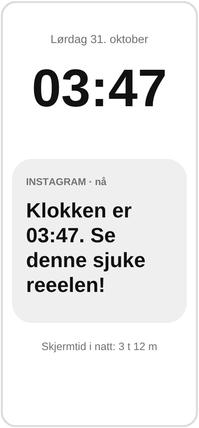 Klokken 03:47: Se denne sjuke reeelen!